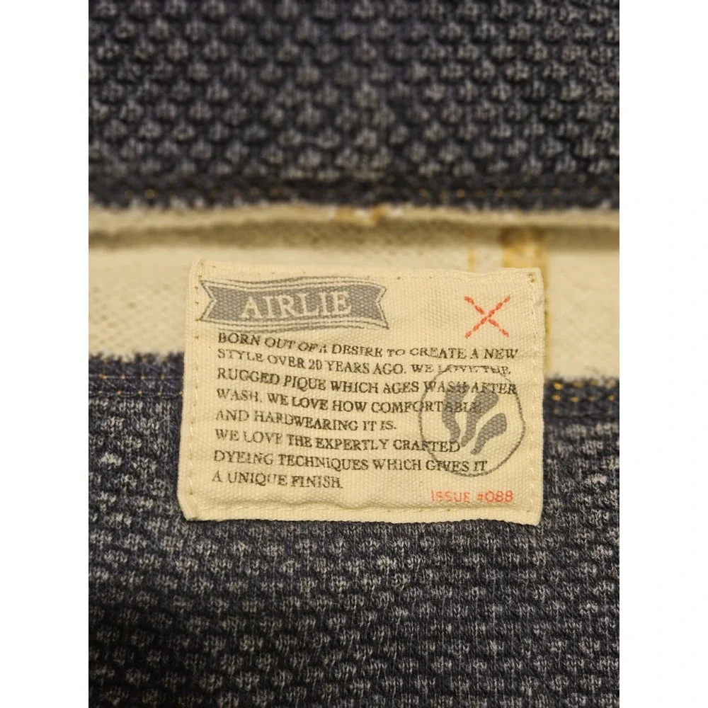 Fat Face Airlie Sweatshirt Mens XL Mustard Yellow Navy Blue Quarter Zip Pullover